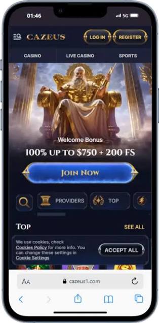 Versione mobile del casinò Cazeus: prestazioni e vantaggi